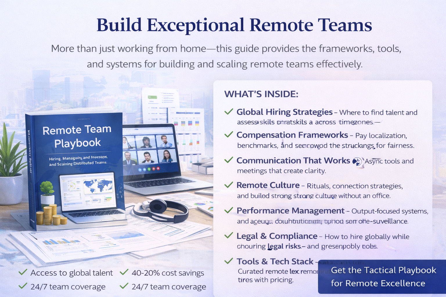 The Remote Team Building Playbook